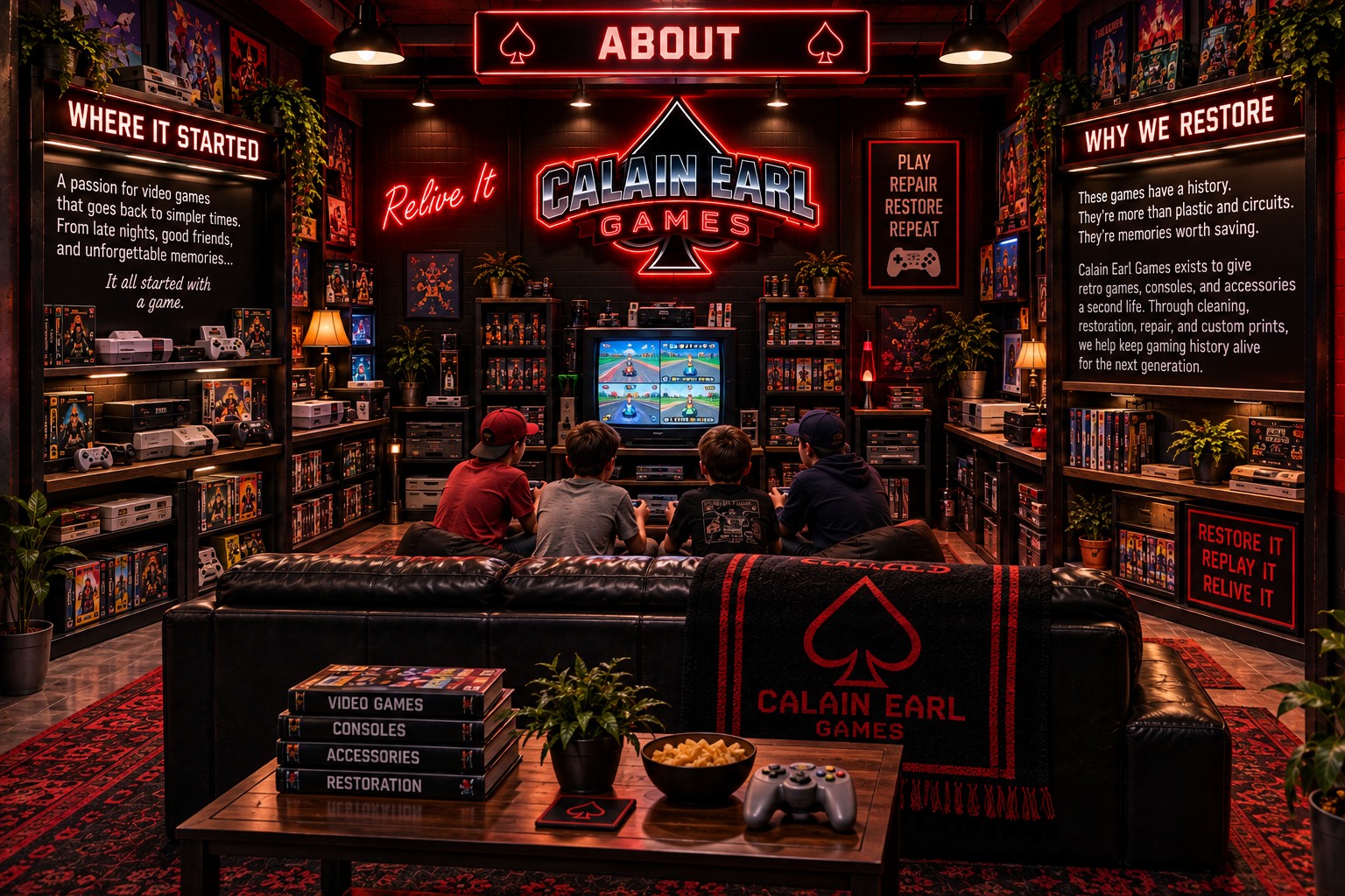 About Calain Earl Games, where it started and why we restore classic games